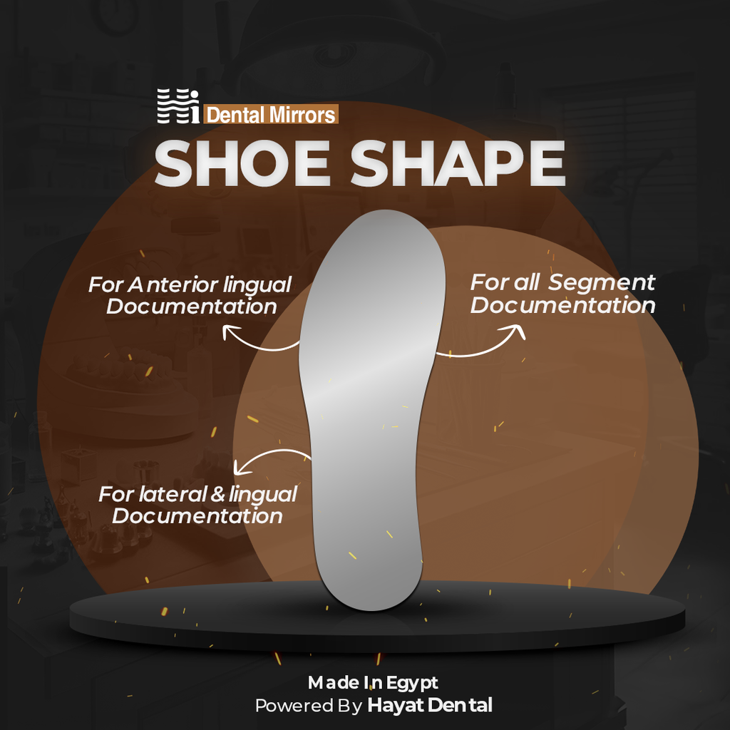 Shoe Shaped Dental Photography Mirror