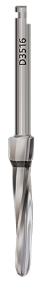 [D3516] Drill For Diameter 3.5 mm, length 16 mm D3516